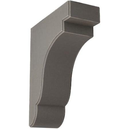 Ekena Millwork 3 1/2"W x 8 1/2"D x 11"H Bedford Wood Vintage Decor Bracket, Reclaimed Grey BKTWD04X09X11BEGY